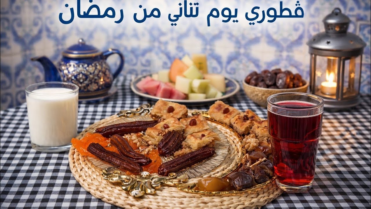 🔥 فطوري يوم تاني من رمضان مع ضيفة عزيزة على قلبيلمة دافية وقلوب عامرة… رمضان يجمعنا 🌙✨