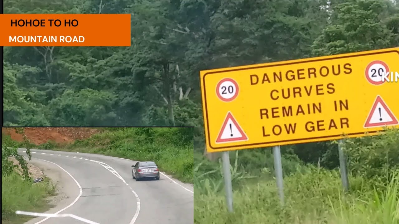 Road Trip on a Dangerous Mountain Road in GHANA (HOHOE to HO)