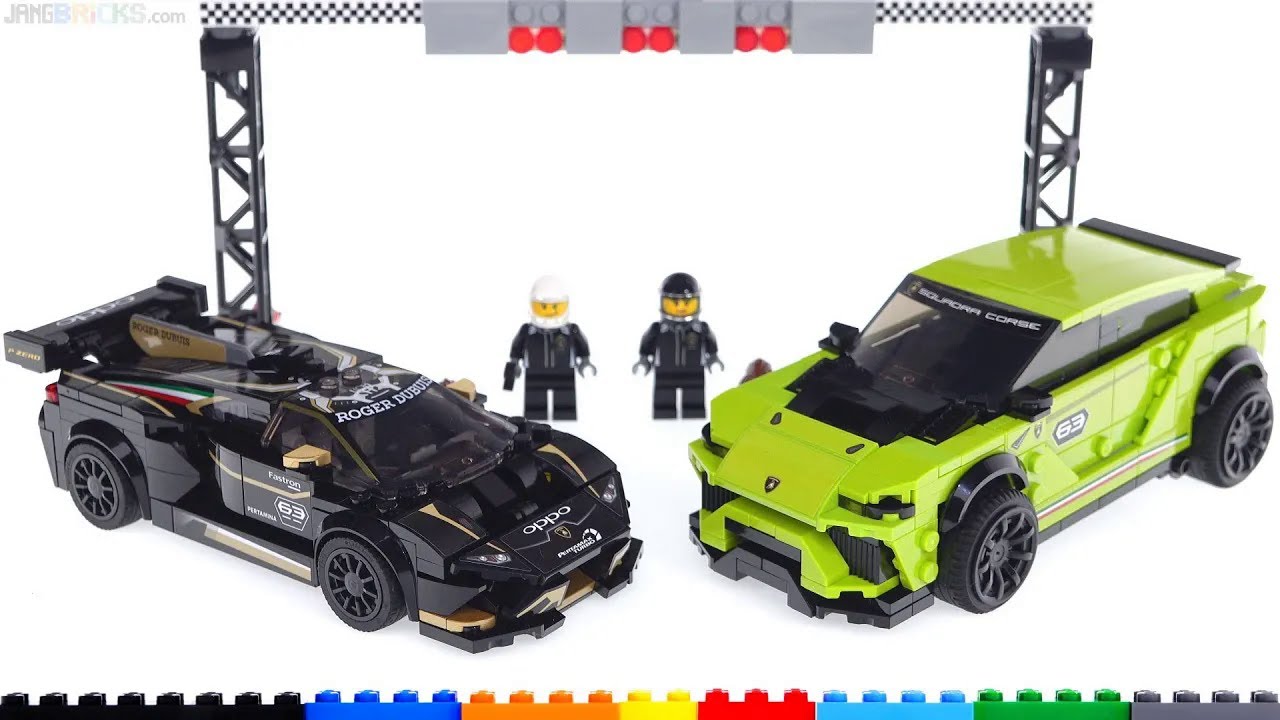 🔄 LEGO Speed Champions 2020 Lamborghini Urus & Huracan Super Trofeo EVO review! 76899 re upload