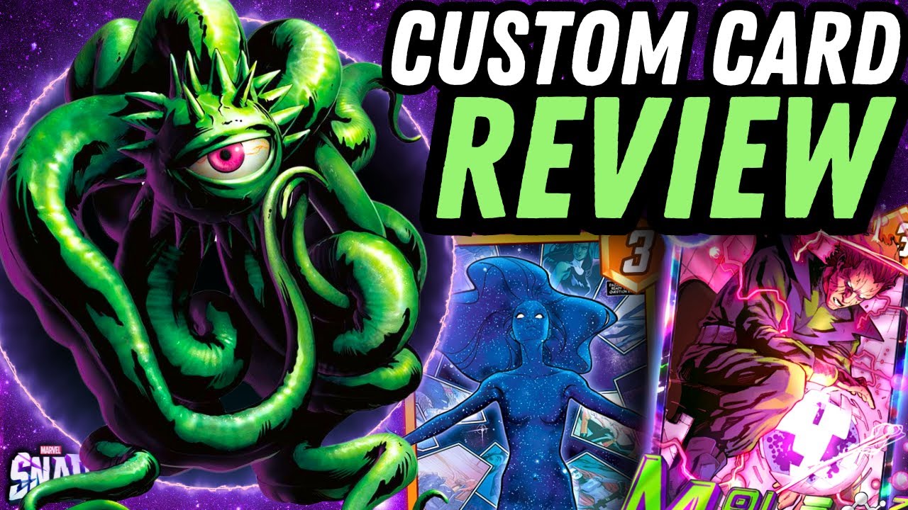 RANDOMLY AMAZING CARDS! 🎲👽 | Custom Card Challenge | Marvel Snap