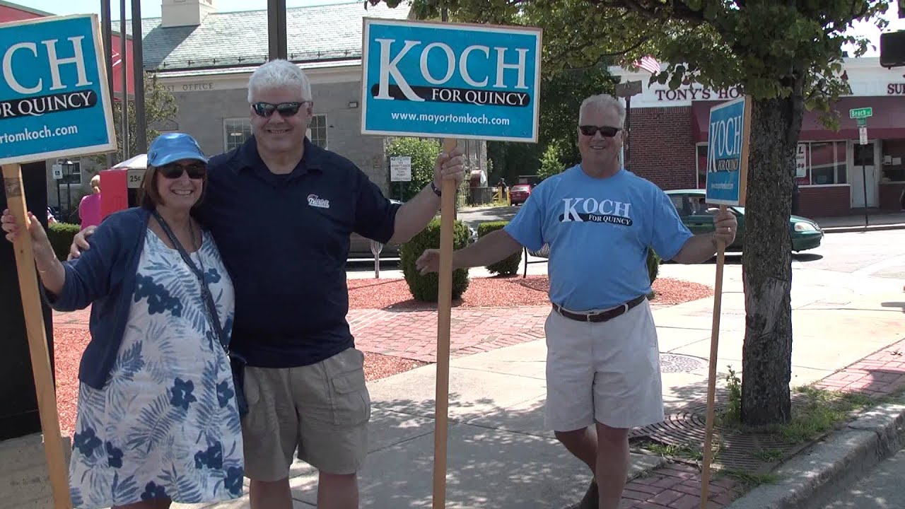 Mayor Tom Koch Sign Holding- June 20, 2015