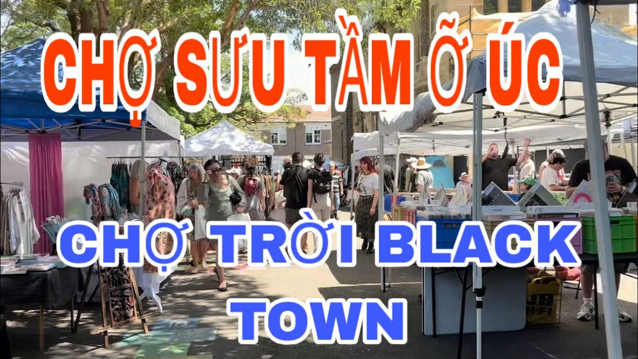 Chợ Trời Thứ Bảy Chủ Nhật Lúc Nào Cũng Đông Đão Người Đến Sưu Tầm, Mua Sắm, Và Thưởng Thức Món Ăn 