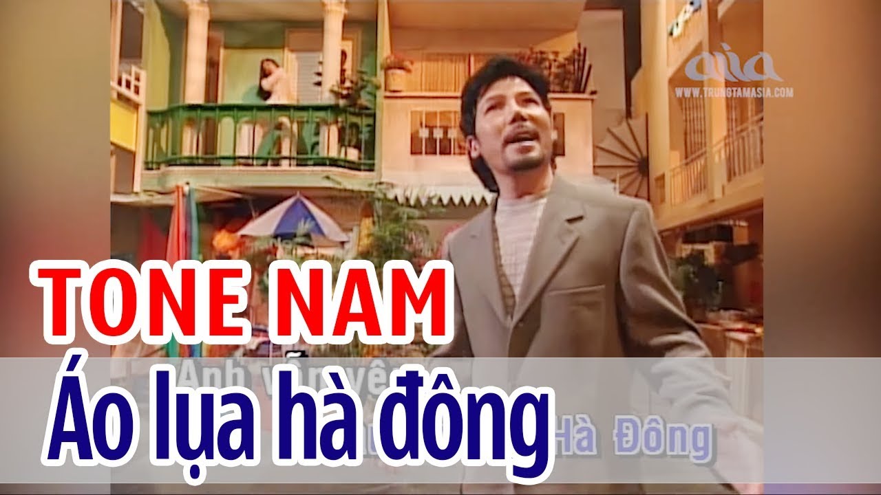 Áo Lụa Hà Đông - KARAOKE | Tone Nam | Vũ Khanh