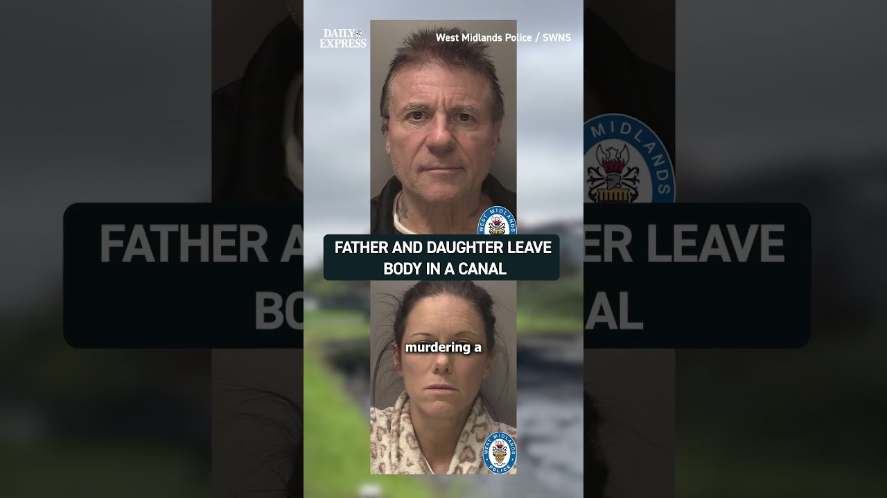 Father and daughter found guilty of hiding a body in a canal 🚨 #news #crime #viral