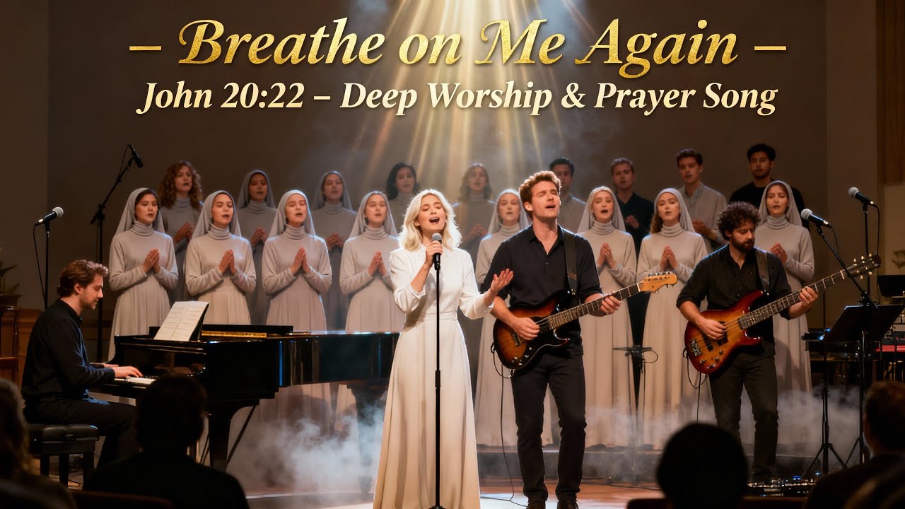 Breathe on Me Again | John 20:22 | Deep Worship & Prayer Song | Soulful Gospel Worship Spirit Filled