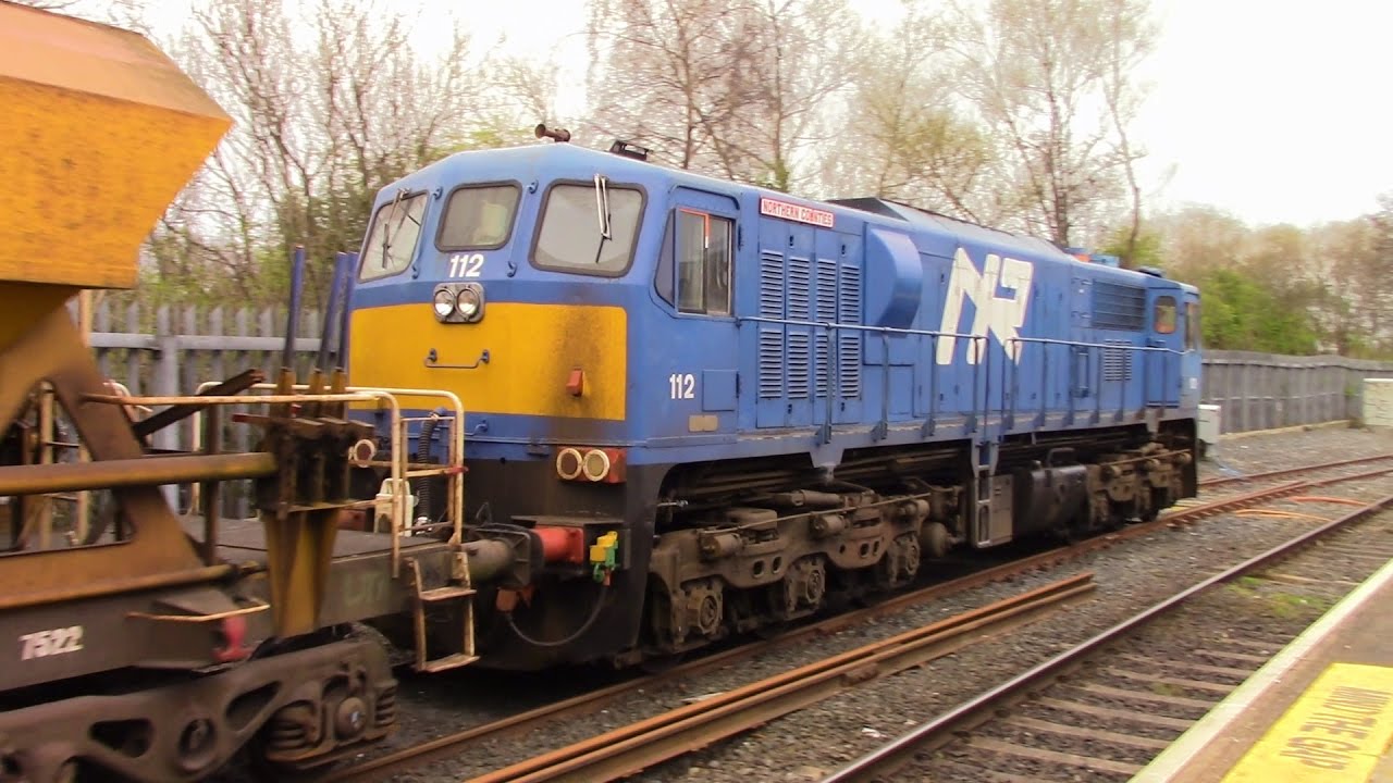 NIR 111 Class locos 111 & 112 on Ballast duties - 29/3/17 , 30/3/17 & 31/3/17