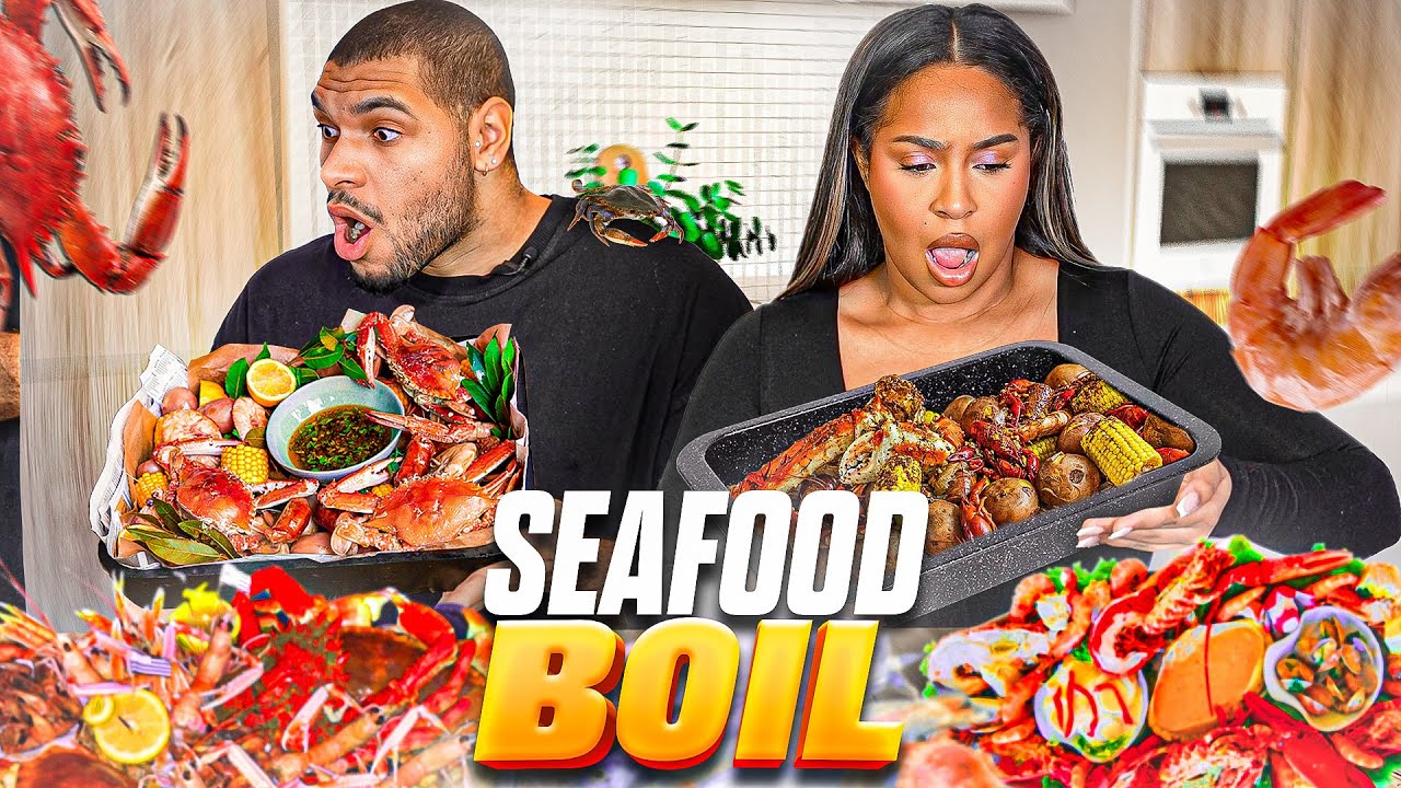 LES PIRES CUISINIERS ! Sea Food Boil GÉANT 😱 (cook with Domi & Yani)