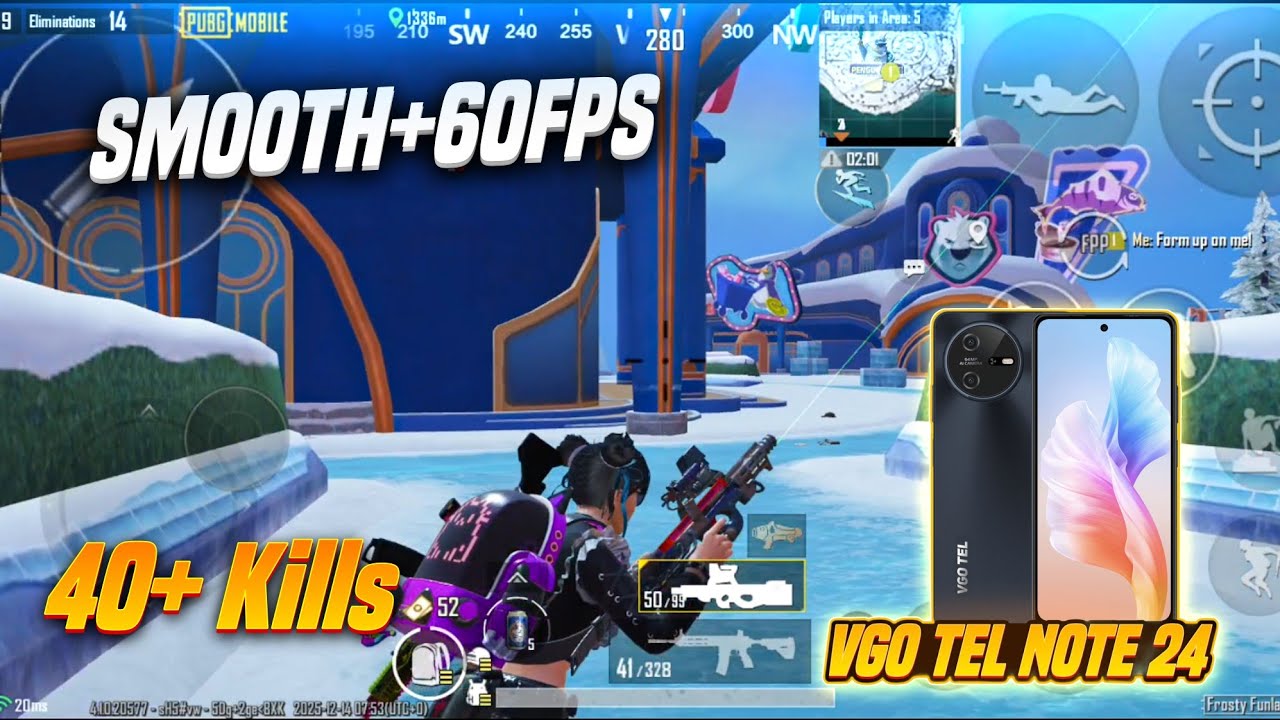 40+ Kills!!😍 New Best Erangel Gameplay With Vgo Tel Note 24 🔥| Pubg Mobile - Bgmi 