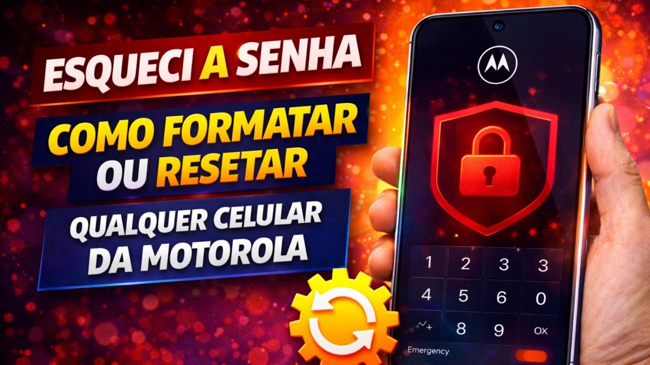 Como Resolver Celular Motorola Bloqueado por senha, Formatar ou Resetar