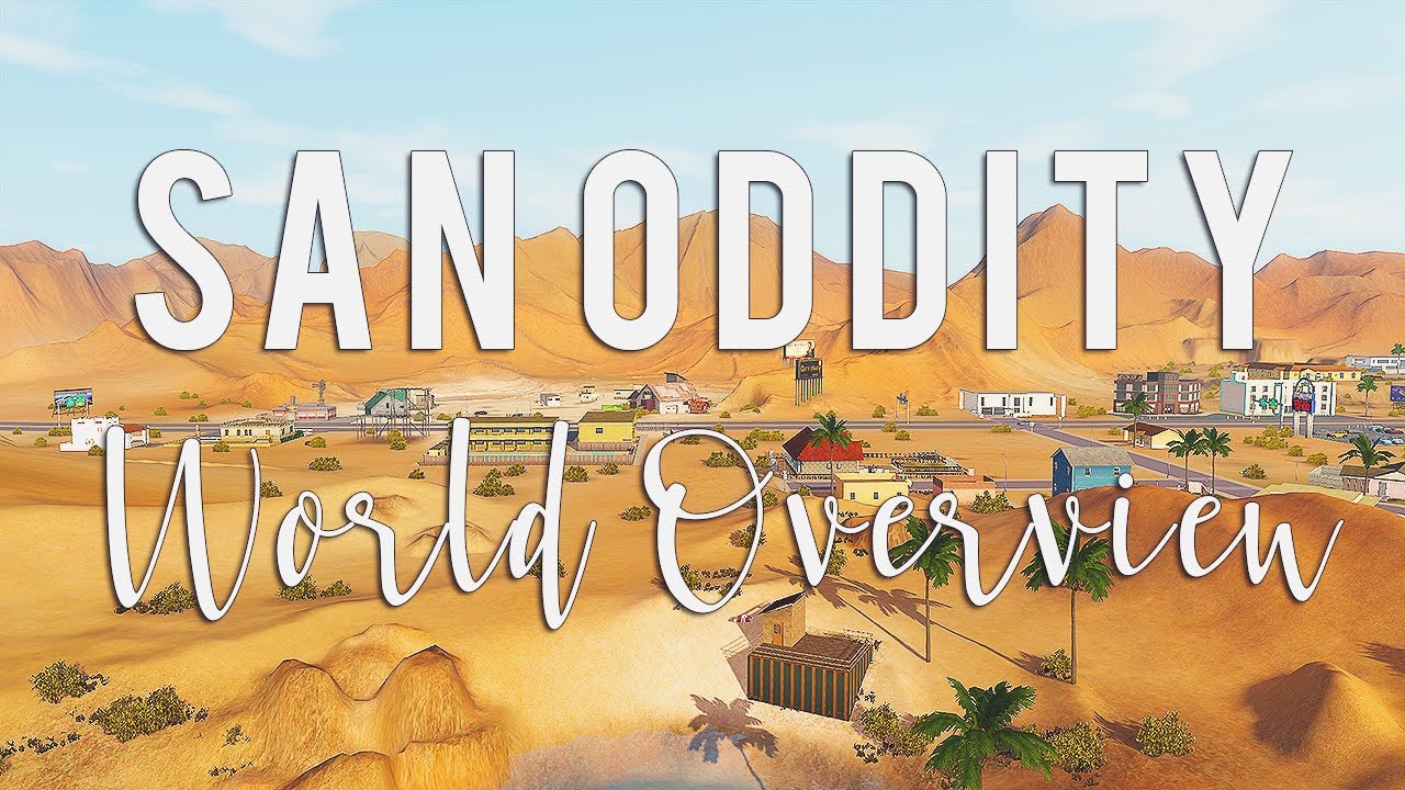 SAN ODDITY (I AM OBSESSED!!)// THE SIMS 3 WORLD OVERVIEW