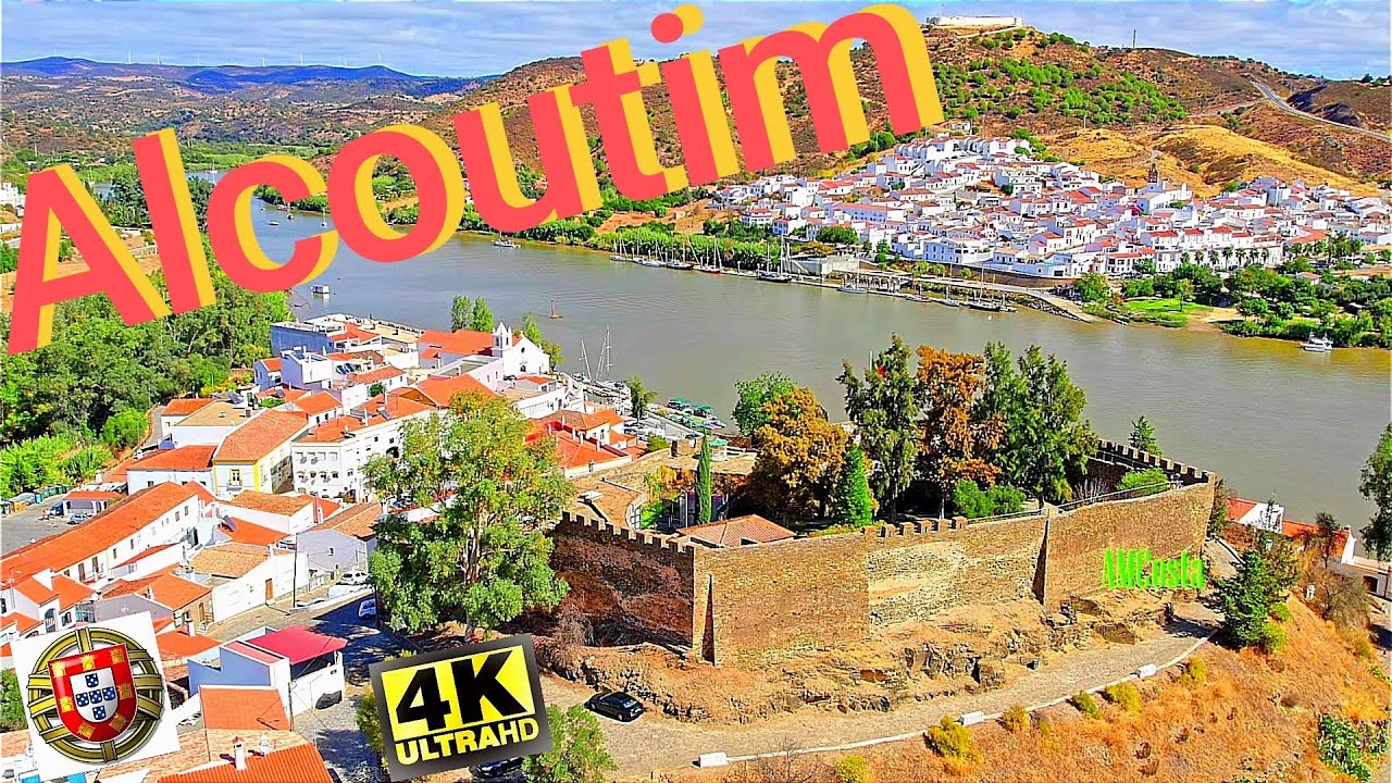Alcoutim 🇵🇹 Terra de 3 castelos (o castelo mais antigo de Portugal) 🏰🏰 🏰 4K   UltraHD  Aerial view