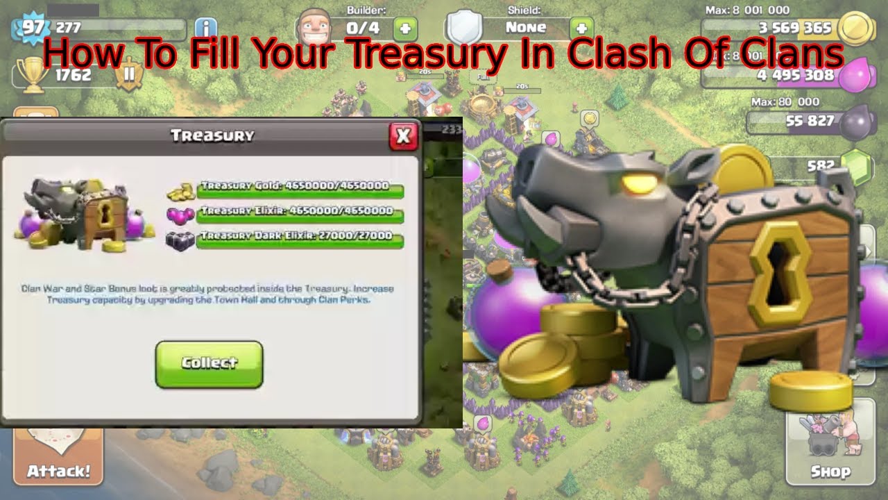 How to fill your treasury in Clash Of Clans