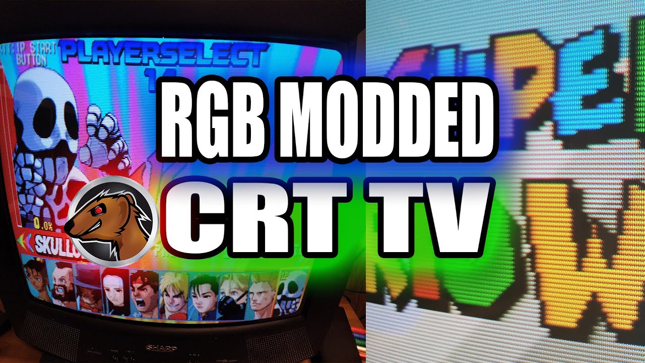 RGB Modded CRT TV! Was it worth it?