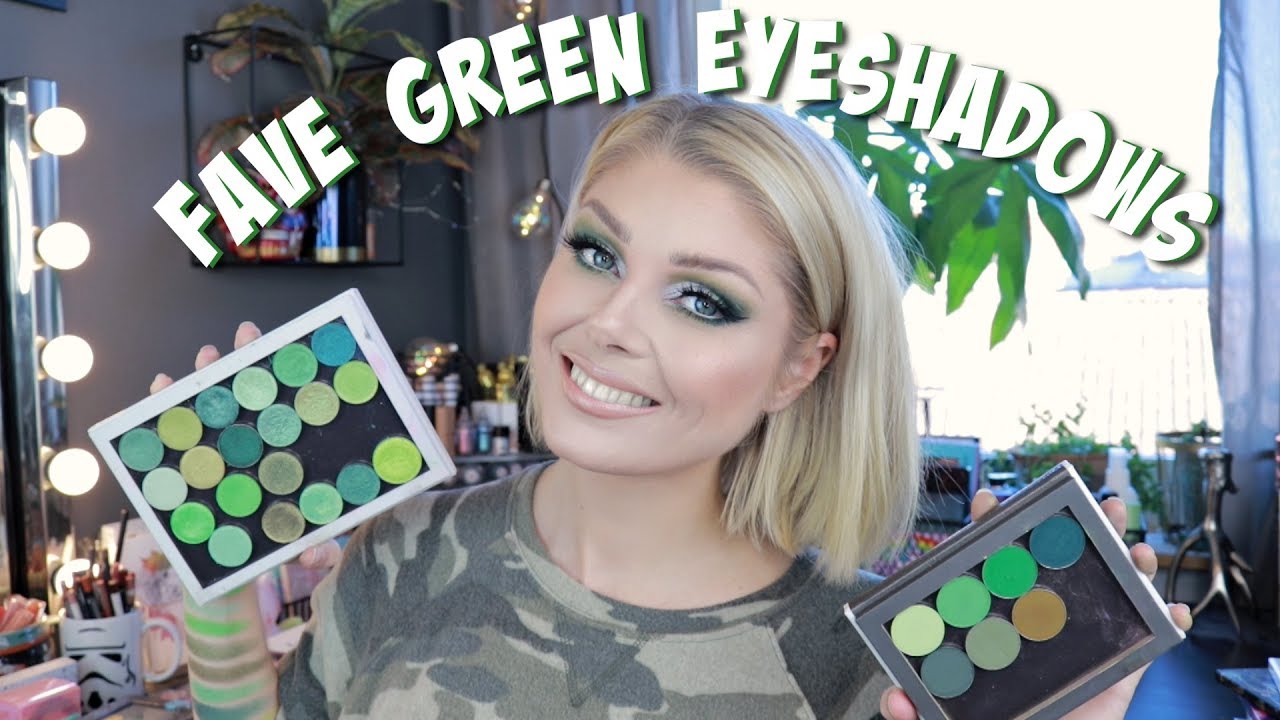 My Favorite Single Green Eyeshadows | Raiding My Collection