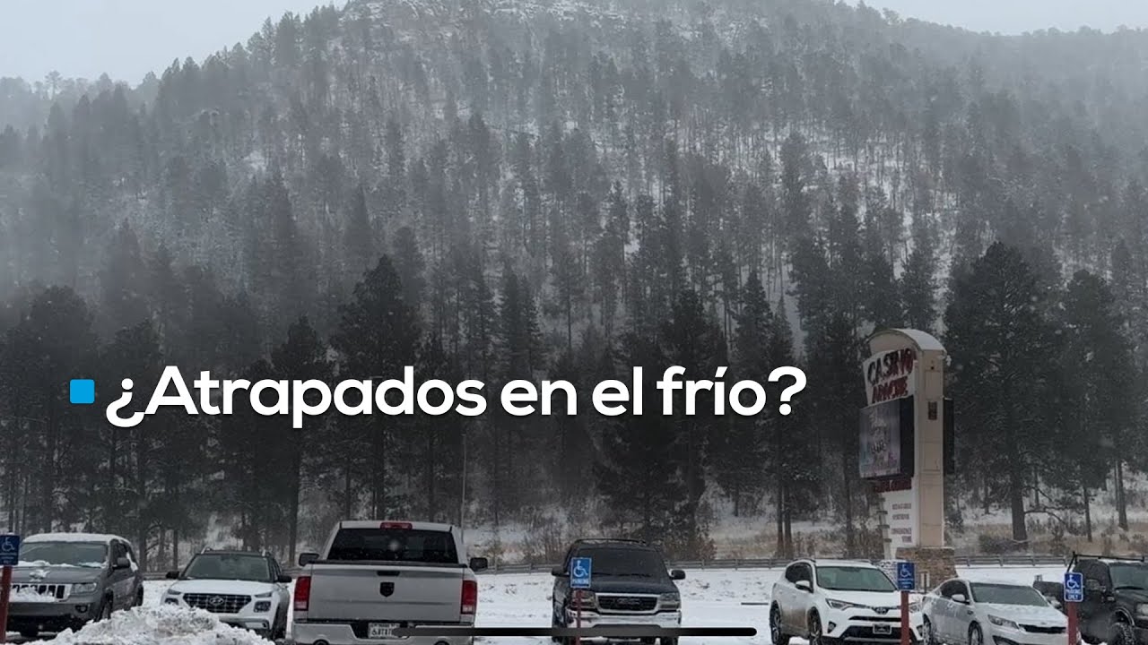 #LaOtraFrontera | Tormenta invernal atrapa a turistas mexicanos en Ruidoso