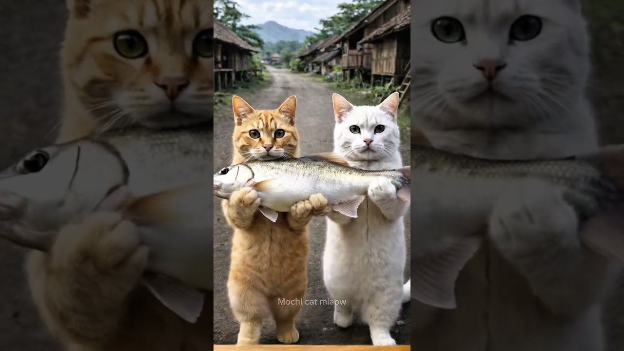 Mama papa mochi mancing ikan di danau, masak dan makan bersama