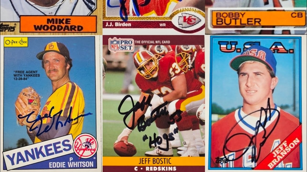 Мой автограф-отчёт TTM №121 — 10 возвращений (Эд Уитсон, Джей Джей Бирден, Джефф Бостик и другие)