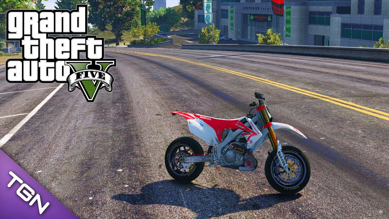GTA V - Honda CRF 450 Turbo Motard (Download)