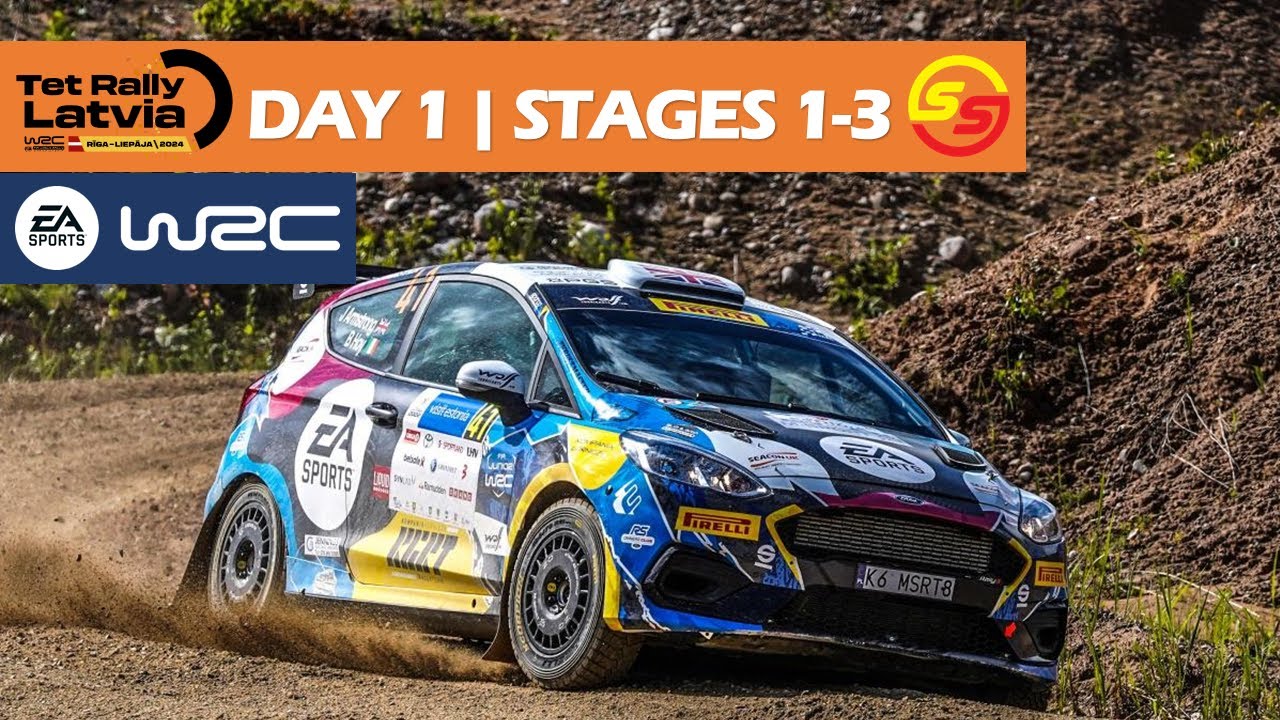EA WRC Rally | Rally Latvia Day 1 Stages 1-3 (Junior WRC)