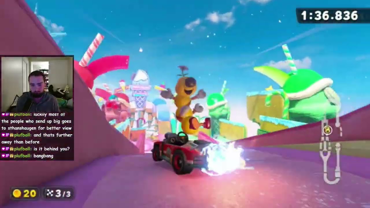 Sky-High Sundae in 1:56.977 - Mario Kart World