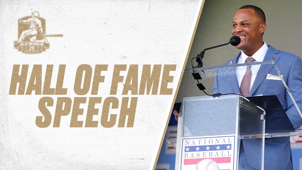 Adrian Beltré Hall of Fame Induction Speech