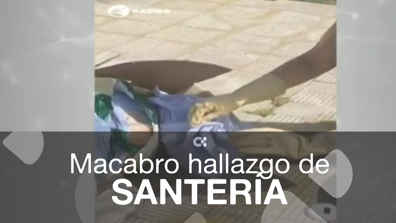 Macabro hallazgo de santería en Santa Cruz de Tenerife