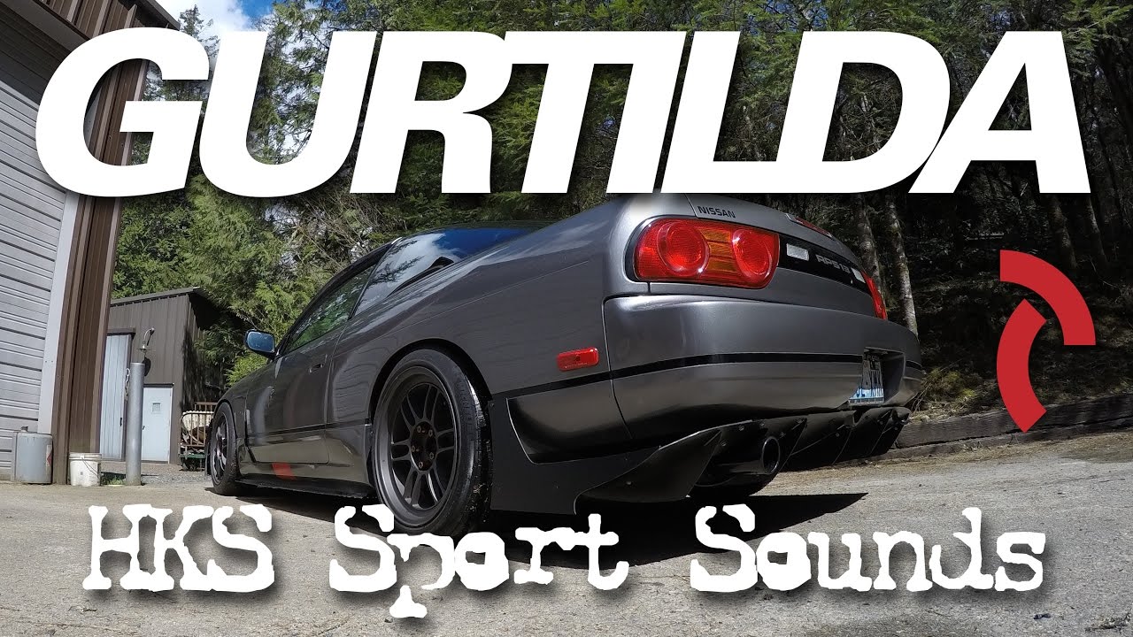 S13 - HKS SPORT Exhaust Sounds FLYBYS Acceleration