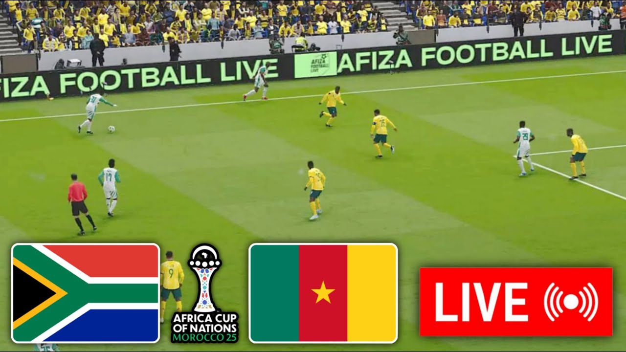 🔴 EN DIRECT : SOUTH AFRICA vs CAMEROUN | Coupe d’afrique des nations 2025/2026 | Simulation PES 21