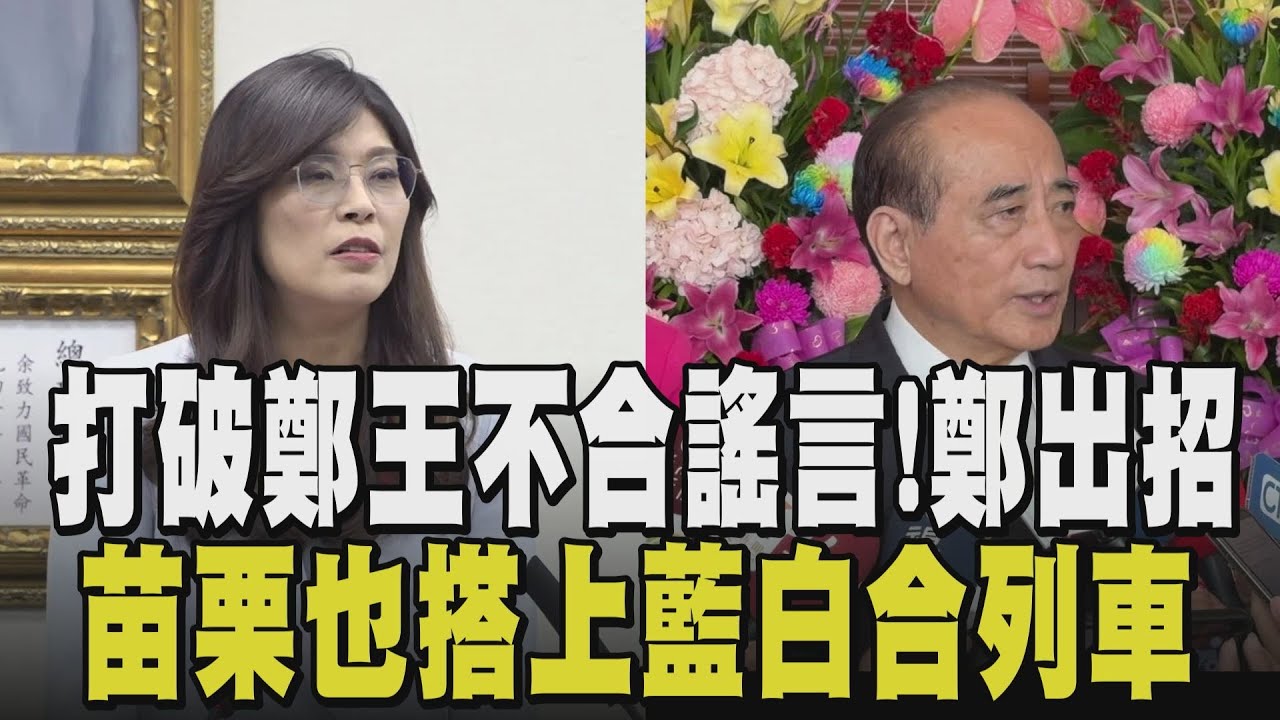 藍白合緊鑼密鼓! 不只苗栗 張啓楷宣布披白戰袍戰嘉義 強調"全力促成藍白合作" 鄭麗文撇除不合傳言 力邀王金平任顧問｜【政治懶人包】｜TVBS新聞 @TVBSNEWS01