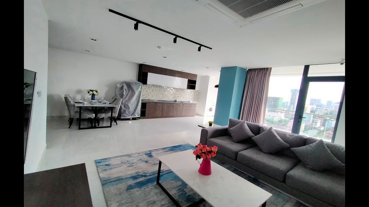 2bedroom2300$ brand new service apartment for rent in bkk1, phnom penh