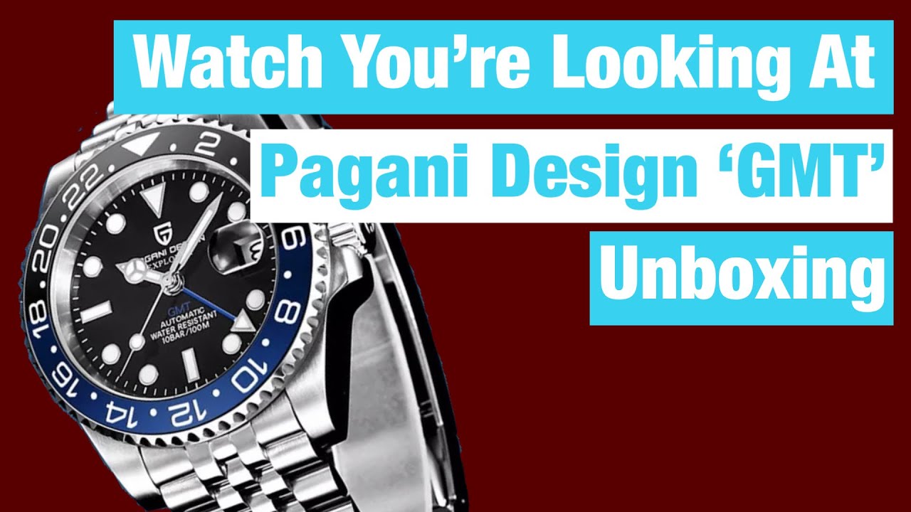 Pagani Design GMT Batman &lsquo;Unboxing&rsquo;