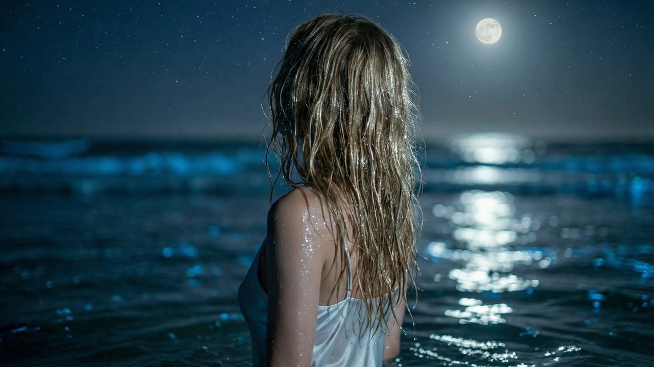🌊 Ethereal Night by the Sea | Chill Music & Ambient Sounds | Moonlight Aesthetic