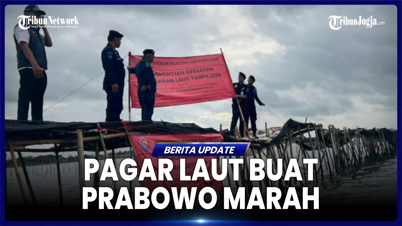 PRABOWO PERINTAHKAN SEGEL PAGAR LAUT MISTERIUS, ROCKY GERUNG: DIBANGUN ERA JOKOWI