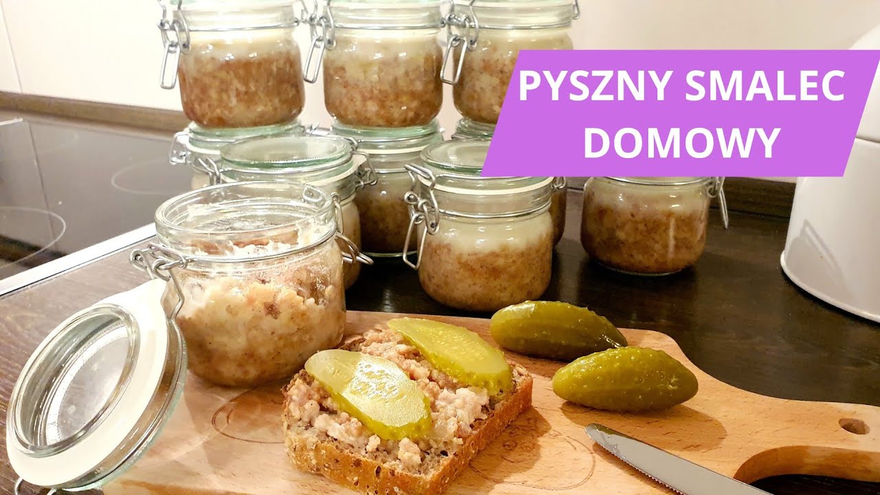 Domowy smalec ze skwarkami - smarowidło na chleb