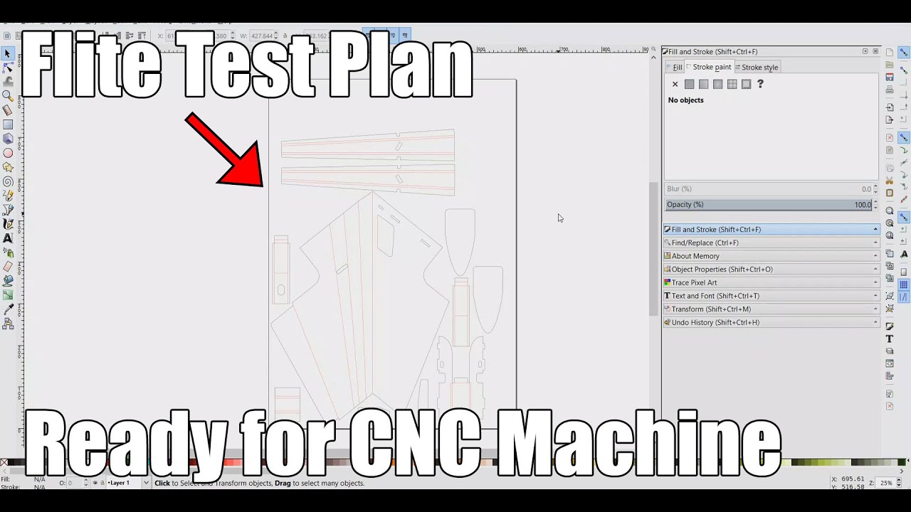 ERC TimSav Part 6 - Processing Flite Test Plans for DIY CNC Foamboard Cutter