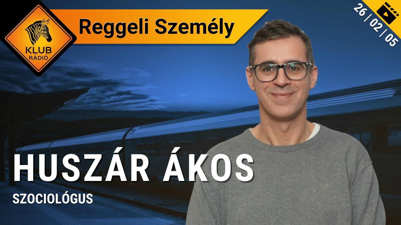 Huszár Ákos, a Társadalomtudományi Kutatóközpont Szociológiai Intézetének kutatója