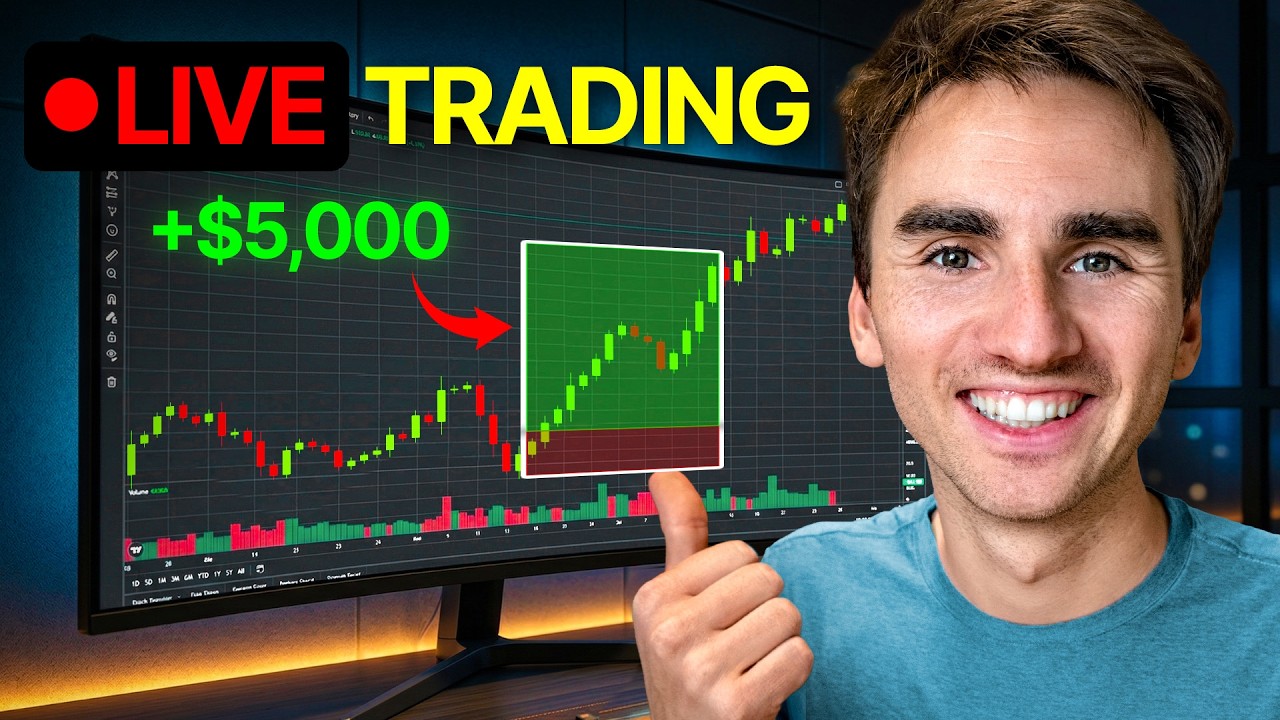 Live day Trading - $4 Beginner Trading Strategy