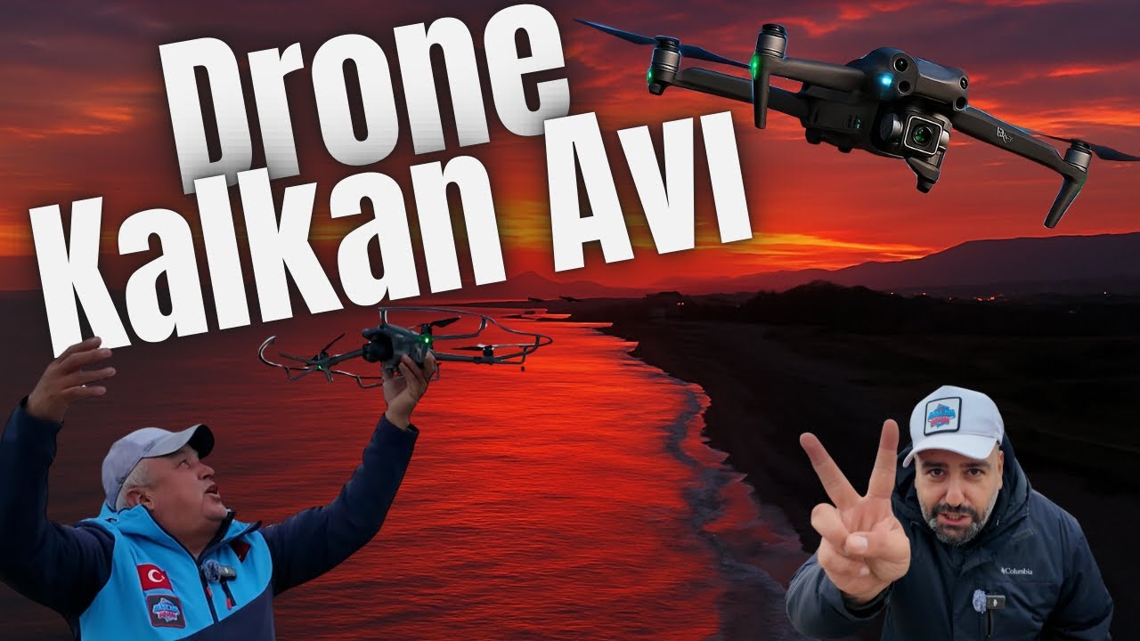 Drone ile Kalkan Balığı Avı! Karasu’da Uzak Mesafe Paraketa ile EFSANE AV!