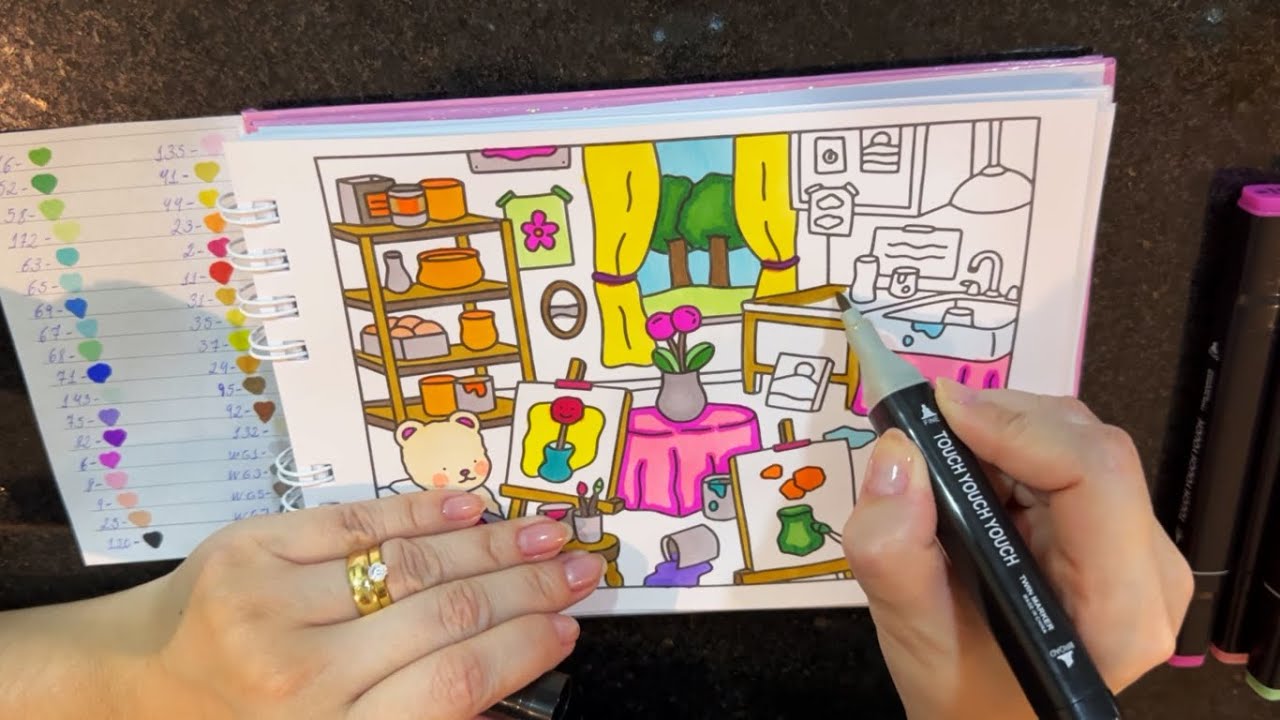 ASMR: COLORINDO BOBBIE GOODS