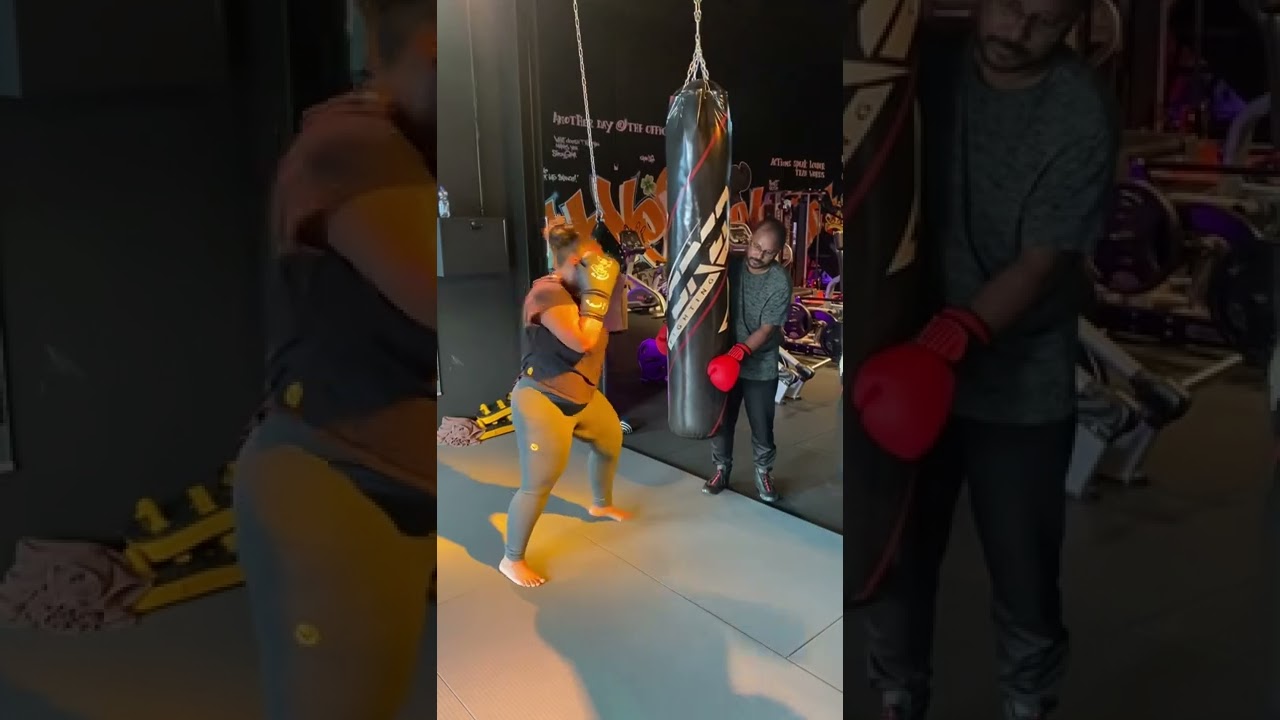 Curvy Girl Is een killer op de Zak Training ze is niet te stoppen Move2Balance