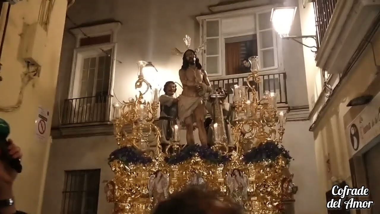 Columna, c/ Santiago y Candelaria, Martes Santo Cádiz 2024