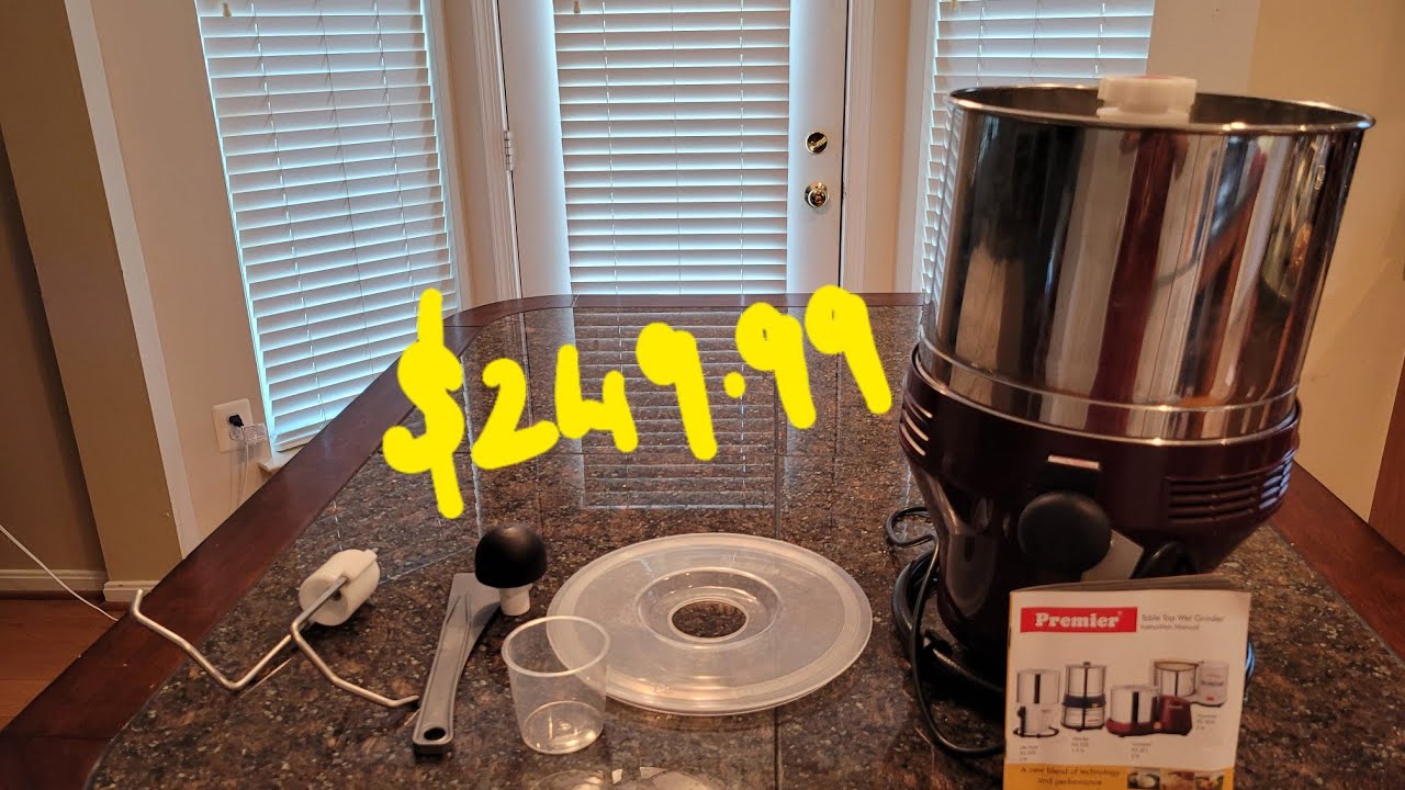 Premier Lifestyle Tabletop Tilting Wet Grinder (with DEMO)!