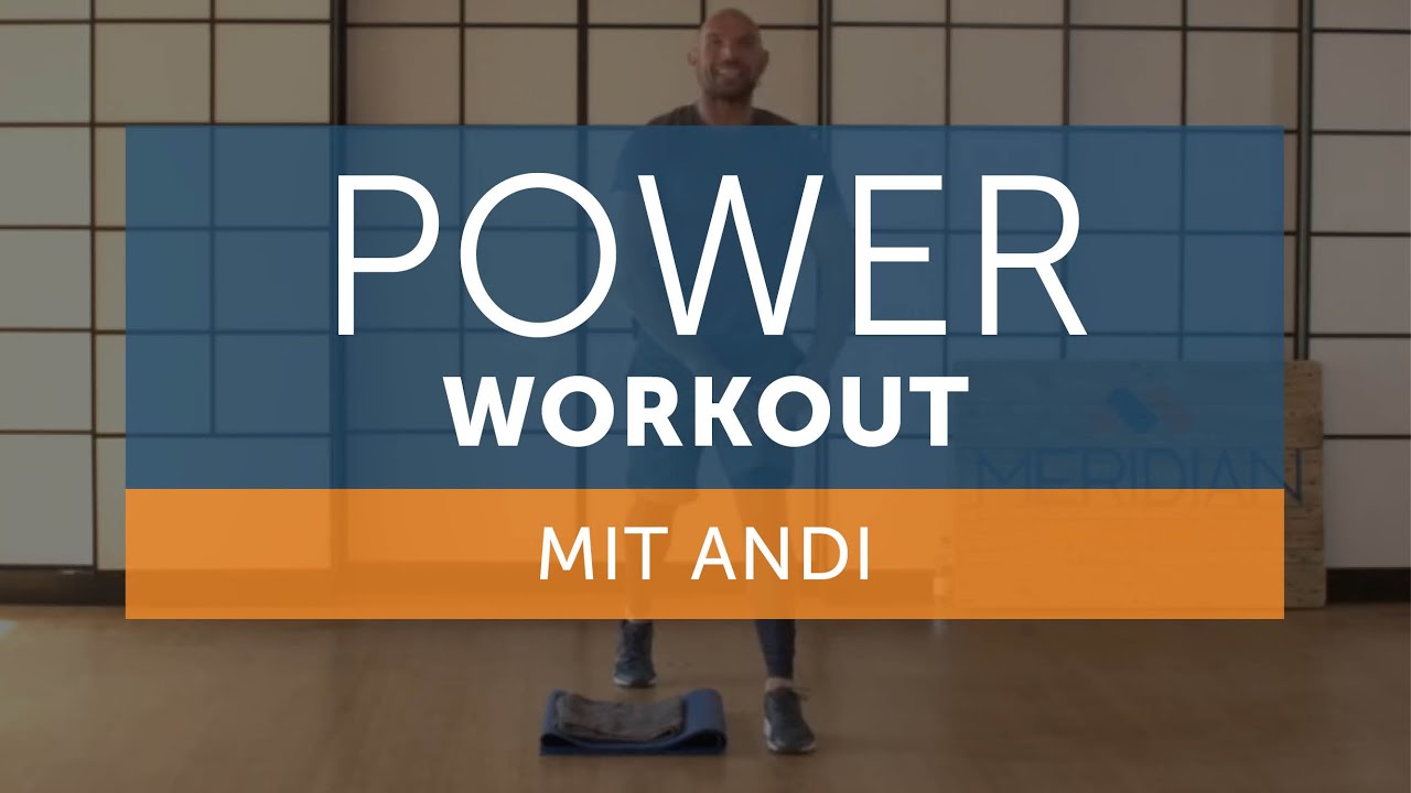 Meridian@home:30 min Power Workout mit Andi