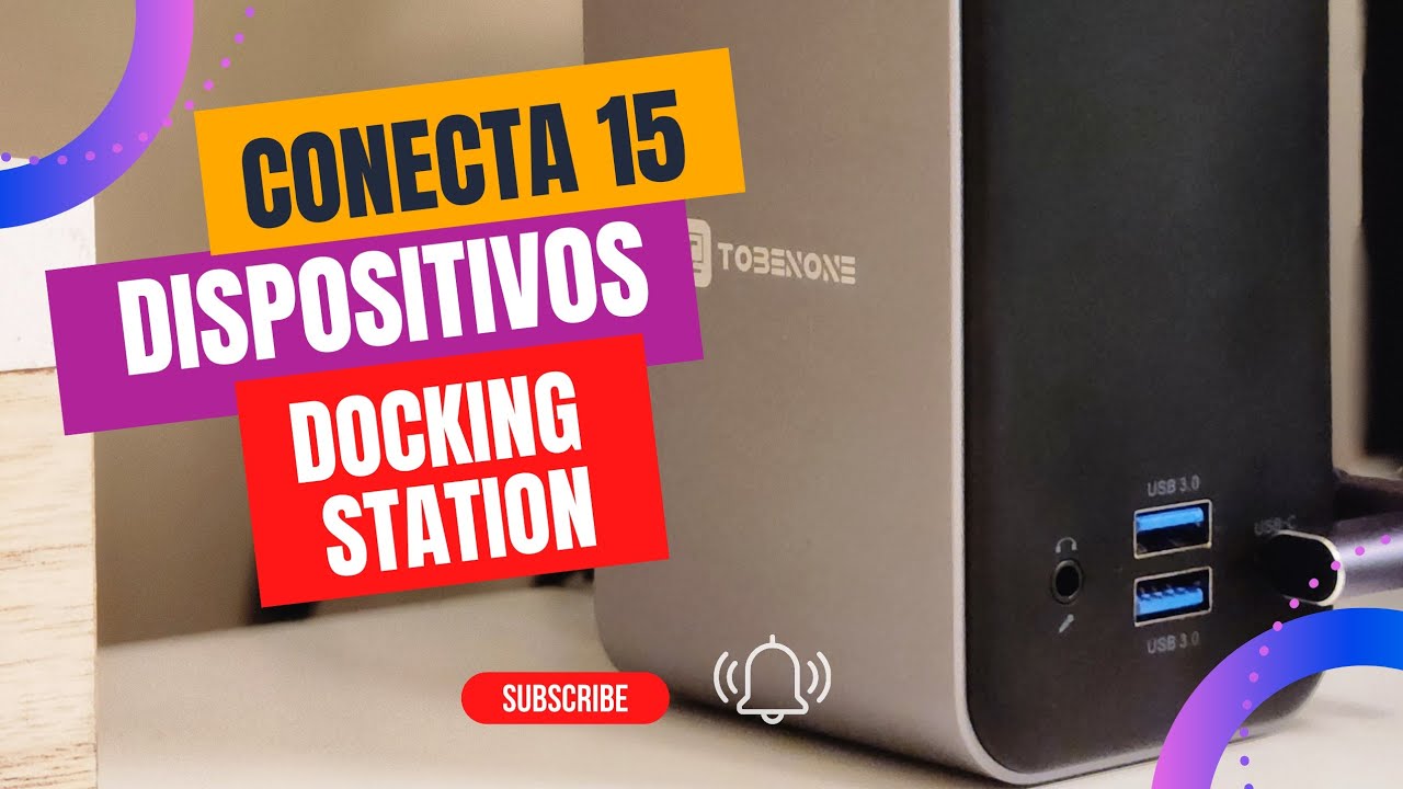 ▶️ TOBENONE UDS013: Docking station MacBook Pro/Air en español.