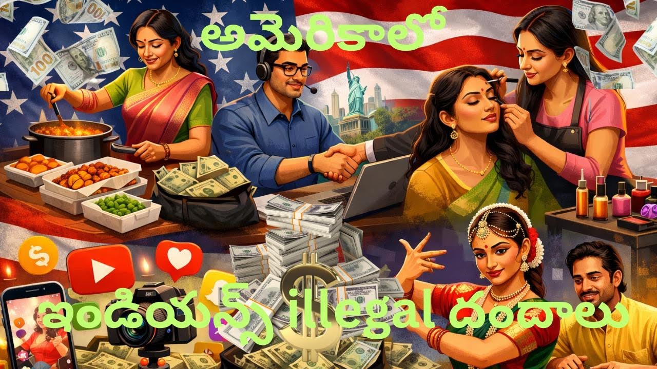 అమెరికాలో ఇండియన్స్ ఇల్లీగల్ గా సంపాదిస్తున్నారా? నిజమేనా? // America kaburlu Telugu vlogs from USA 