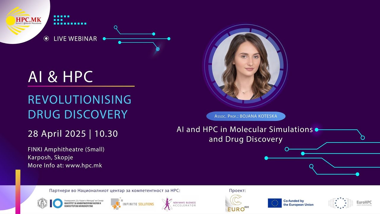 Webinar  #4  AI and HPC in Molecular Simulations and Drug Discovery