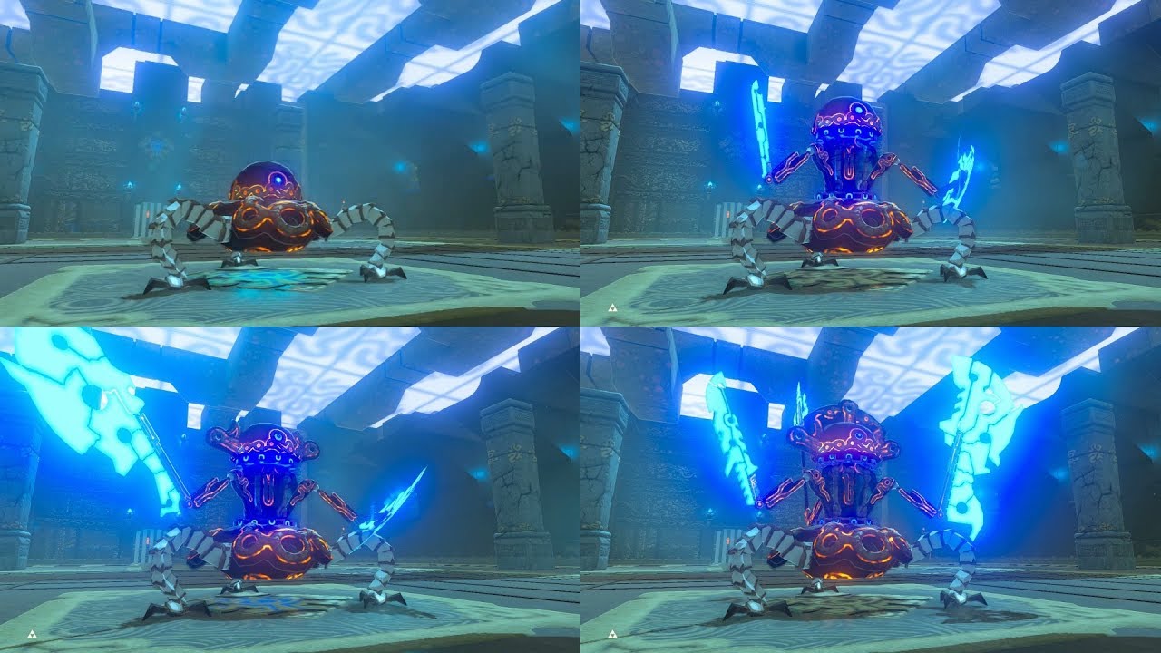 All Guardian Scouts Master Mode Naked No Damage Zelda Breath of the Wild