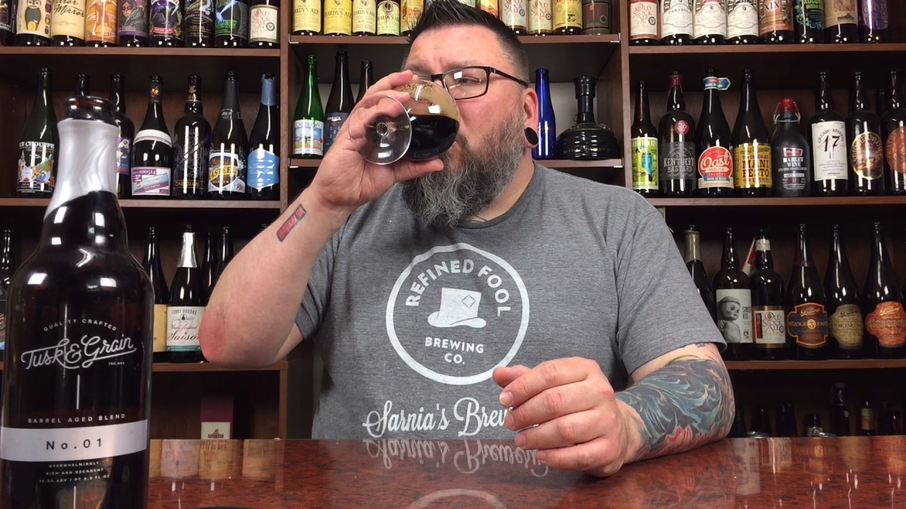 Massive Beer Reviews 985 Tusk and Grain Brewing Barrel Aged Blend No 1 Imperial Stout