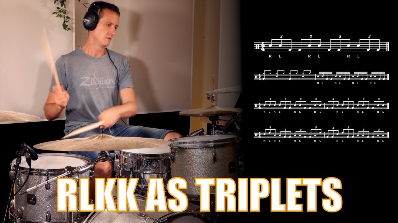 RLKK as Triplets - Daily Drum Lesson