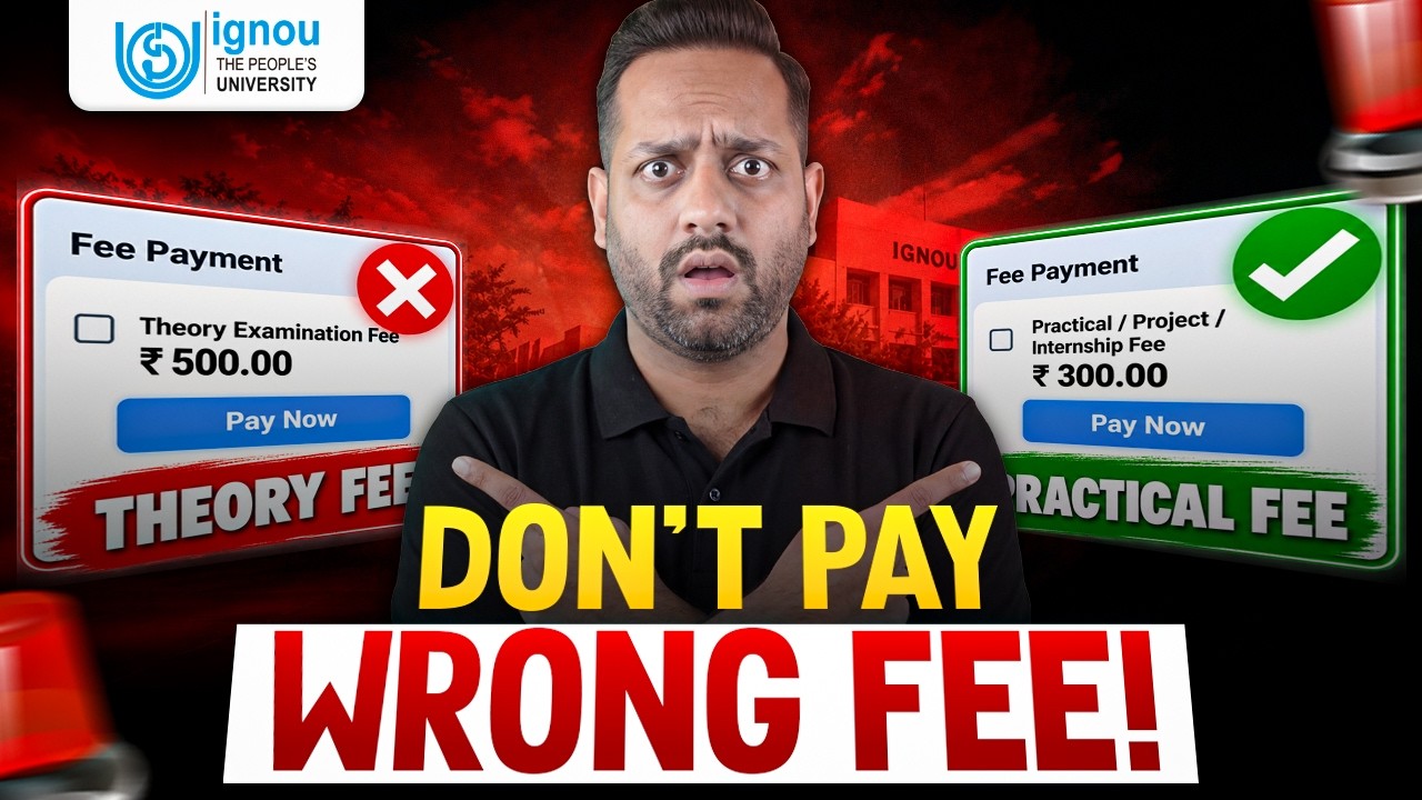 IGNOU Practical Exam: December 2026 Fee, Project & Internship Payment Guide